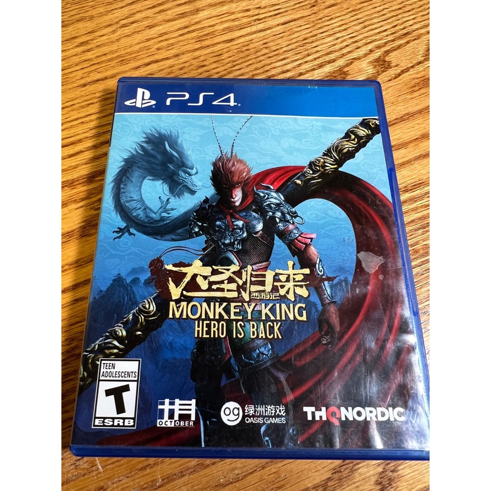 Monkey King Hero Is Back PS4 PlayStation 4 Action Adventure Game THQ Nordic